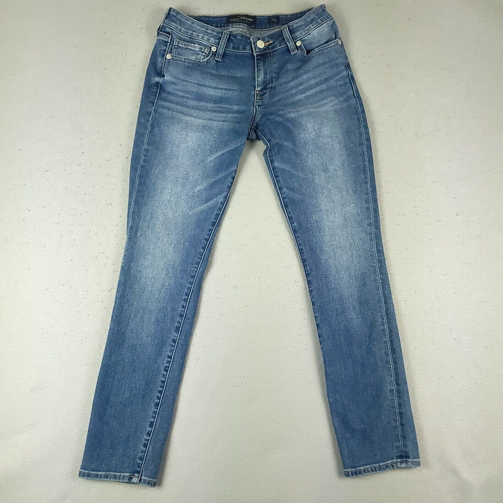 Lucky Brand Lolita Skinny Jeans Womens 2 26 Blue Denim Mid Rise Stretch